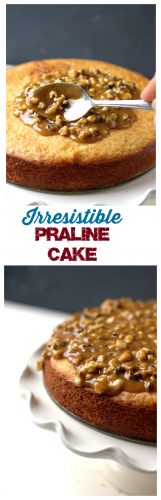 Cake with Praline Topping