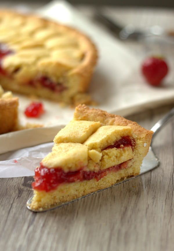 Strawberry Tart with a No Roll Crust