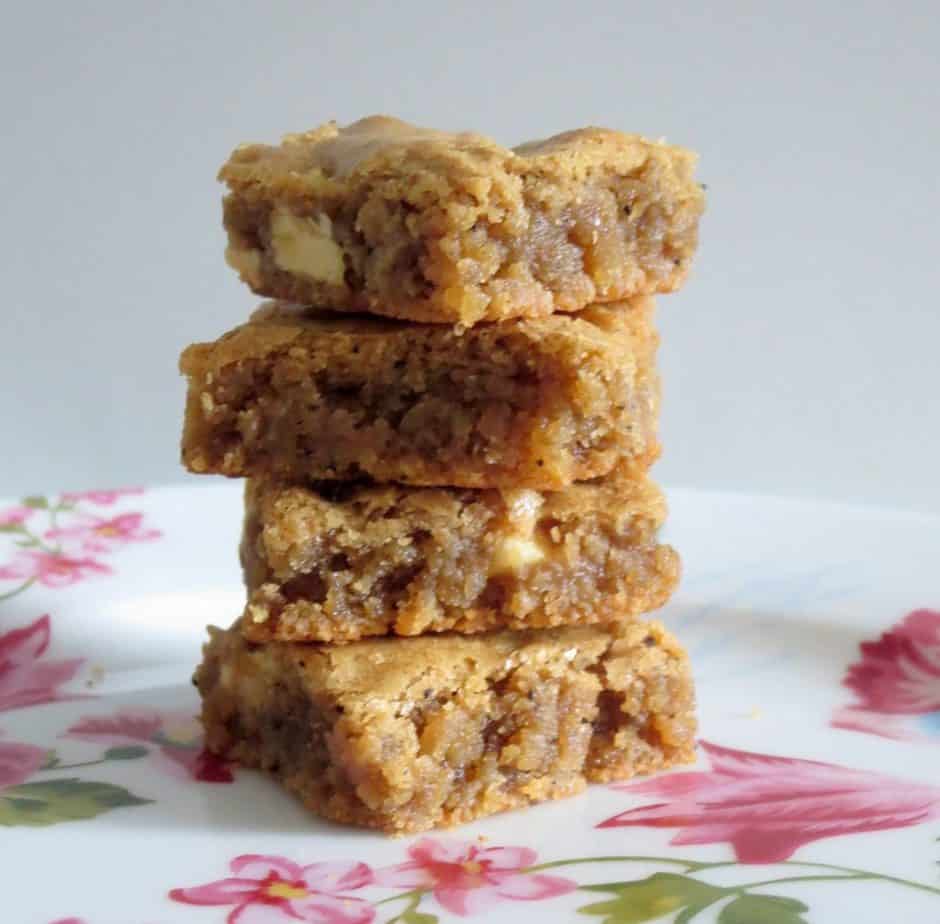 coffee blondies