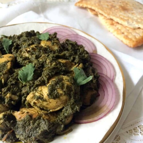 palak chicken