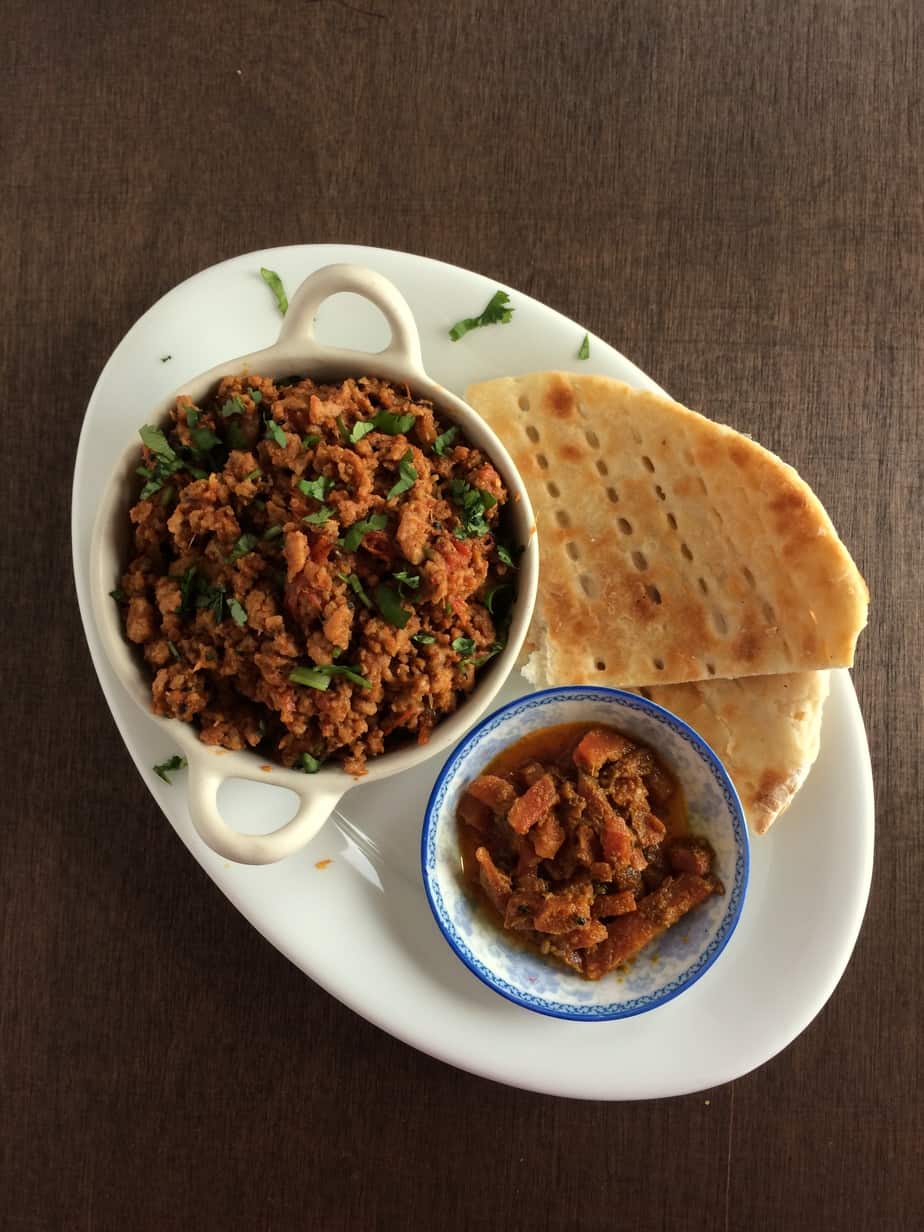 chicken karahi qeema