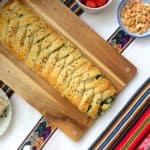 spinach puff pastry braid