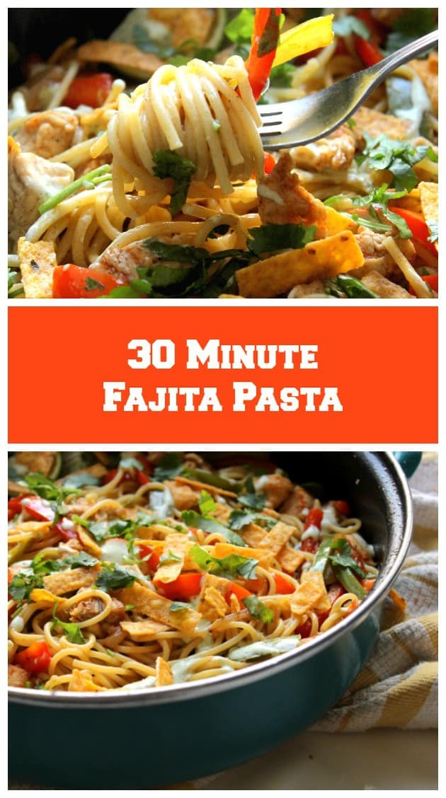 30 Minute Fajita Pasta