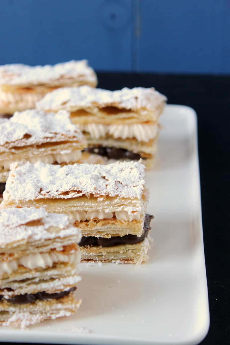 chocolate & cream mille feuille