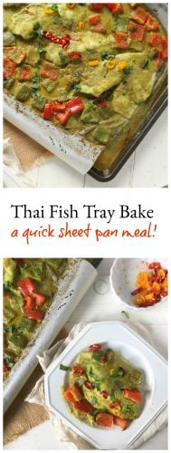 Thai Fish Tray Bake