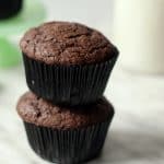 whole wheat chocolate muffins