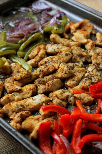 Baked Chicken Fajitas