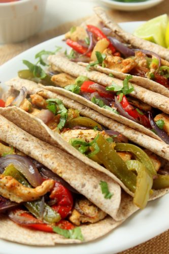 Baked Chicken Fajitas