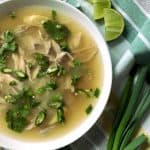 Chicken and Rice Soup with Chillies