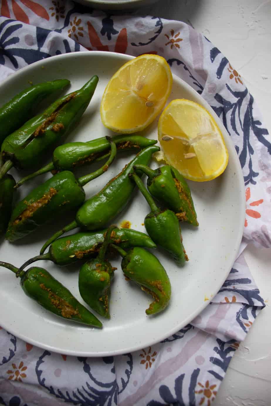 Stuffed Green Chilies