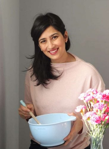 introduction to Sarah Mir, the food blogger and owner of Flour & Spice