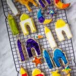 painted sugar cookies in an assortment of shapes