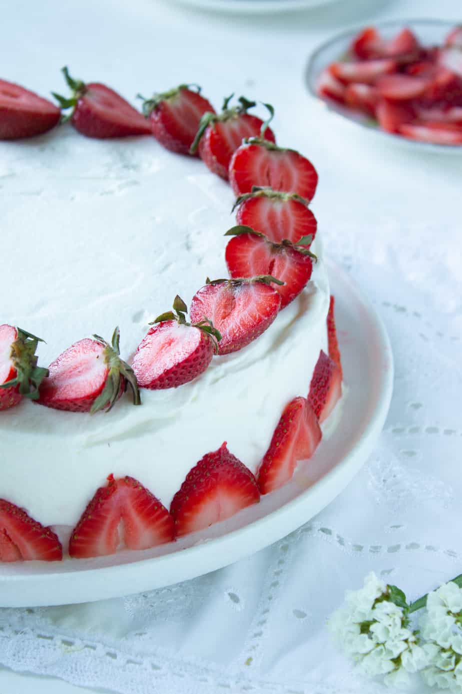 Tres Leches Cake, ¾ view