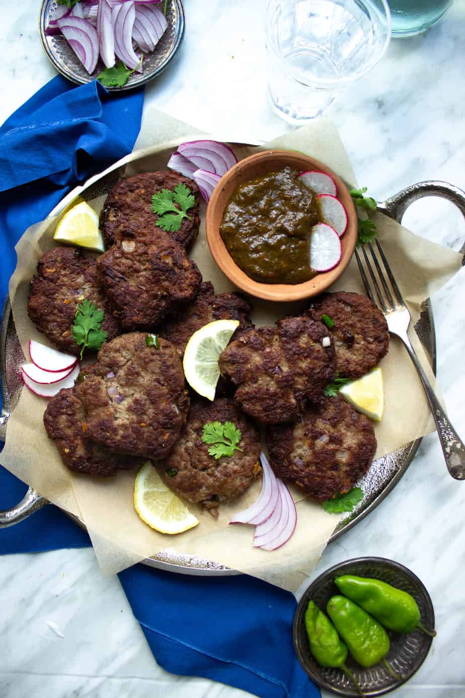 plate of galawat ke kabab