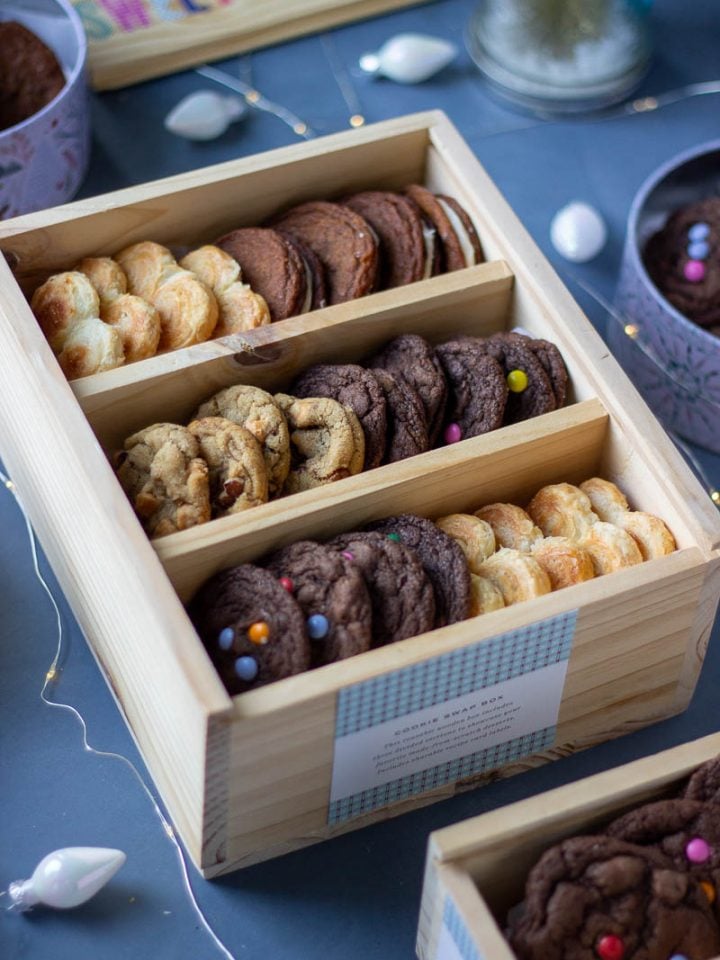A box of cookies for christmas
