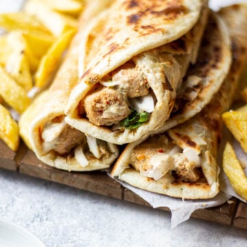 Chicken paratha rolls