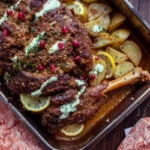 Mutton Raan Roast partial view