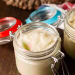 Garlic paste in a jar