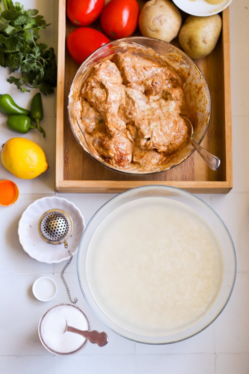 ingredients for pakistani chicken biryani