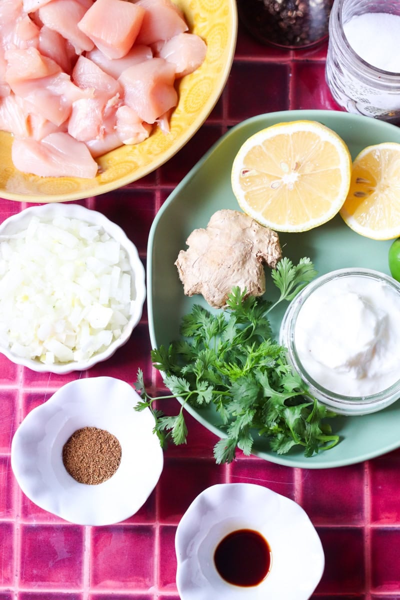 Ingredients for Lemon pepper Chicken