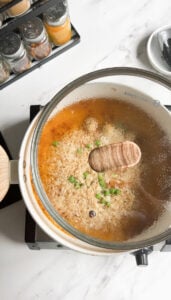 rice cooking for pulao